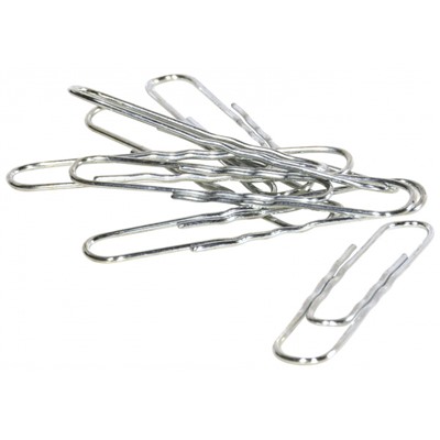 Скрепки канцелярские 50мм/50шт серебро гофрированные PCMG50-50 inФОРМАТ