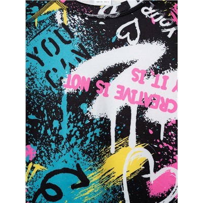 Термокомплект трикот. для девочек: фуфайка (футболка) с длин. рук, брюки