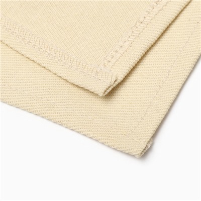 Фартук «Этель» Home, 60×70 см, молочный, 100% хлопок, саржа 250 г/м²