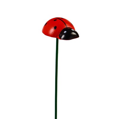 Штекер садовый «Божья коровка дарли», 2.5 см, h=25 см, набор 20 шт.