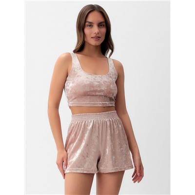 Топ домашний женский KAFTAN «Бархат», размер 40-42, розовый