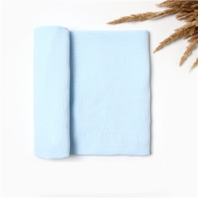 Пелёнка двухслойная «Крошка Я» Sea wave, 130×100 см, хлопок 100%