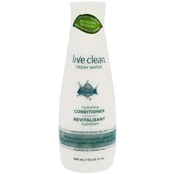 Live Clean, Увлажняющий кондиционер, свежая вода, 12 жидк. унц. (350 мл)