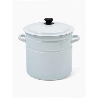 УЦЕНКА Кастрюля цил.борт. 12 л белая (без декора)