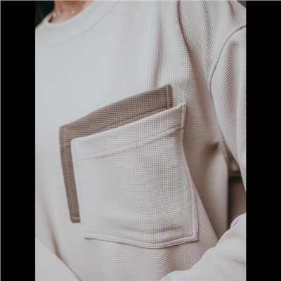 Свитшот женский Дабл (Бежевый)