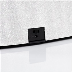 Светодиодная фигура «Поезд и снеговик» 20×20×16 см, полистоун, батарейки ААх3 (не в комплекте), USB, свечение тёплый белый