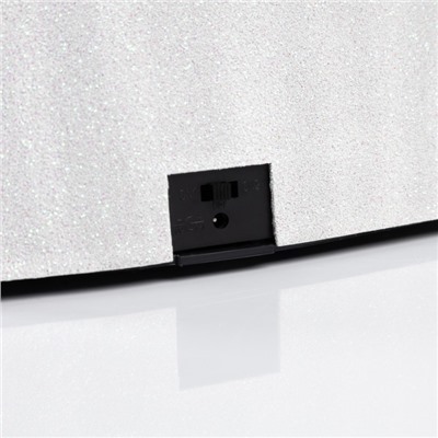 Светодиодная фигура «Поезд и снеговик» 20×20×16 см, полистоун, батарейки ААх3 (не в комплекте), USB, свечение тёплый белый