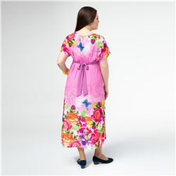 Платье, трикотаж, лавандовый