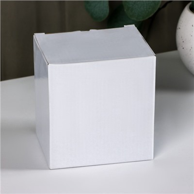 Кружка с ложкой «Древо», 380 мл, керамика, розовая