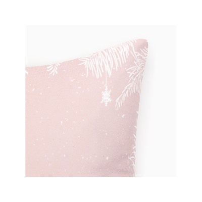 Наволочка декоративная новогодняя «Этель. Морозный узор» 40×40 см