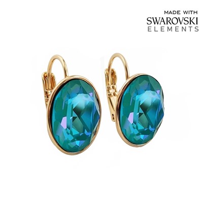 Серьги с кристаллами Swarovski