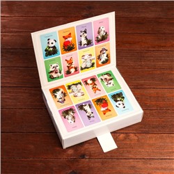 Подарочная коробка «Собери зверей», для сладких подарков, 18.5×5×23.6 см, набор 5 шт.