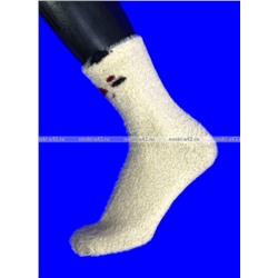 Ecosocks носки женские ангора НОРКА ШЕРСТЬ "с ушками" арт. 6630