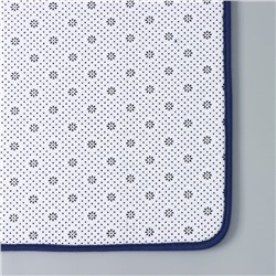 Коврик для ванной и туалета SAVANNA Memory foam, 50×80 см, синий