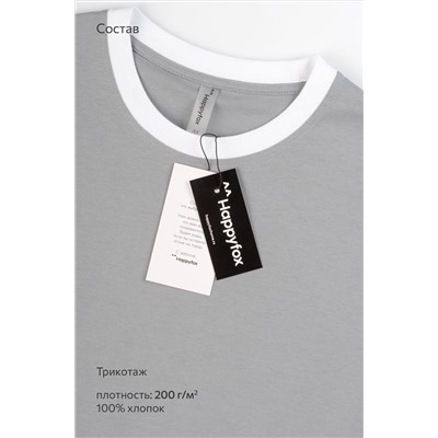 Женский костюм оверсайз из хлопка Happyfox