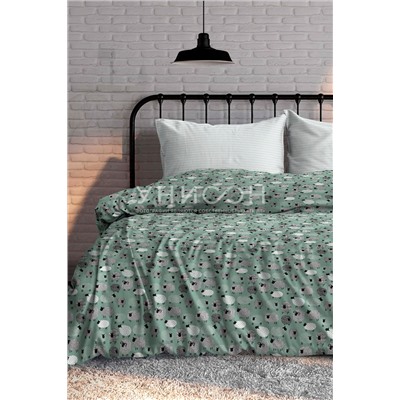 КПБ поплин Унисон (70х70) рис. 27067-1/27032-6 Mary's Sheep