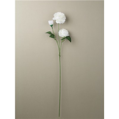 Цветок искусственный БЕЛЫЙ 65 см / ZHQ-2 /уп 200/ 2 больших и 1 маленький