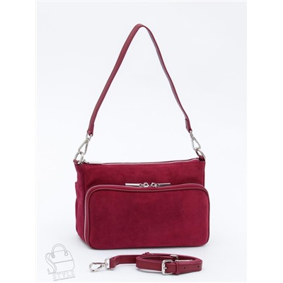 Сумка женская кожаная 8200PEF wine Polina&Eiterou  в Новосибирске