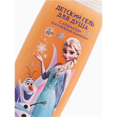 Подарочный набор «Домик»: гель, шампунь, бомбочка, мочалка, Холодное сердце