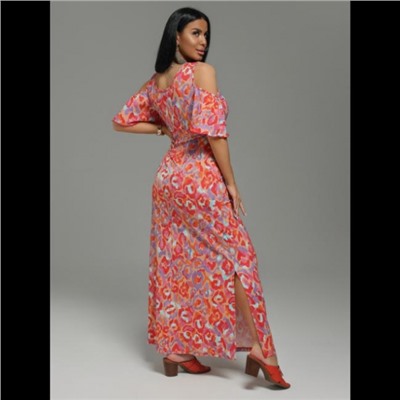 Платье Ялта (Леопард красный)