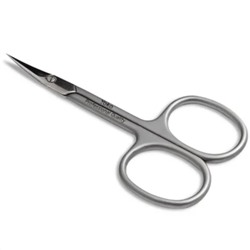 YOKO Ножницы маникюрные для кутикулы изогнутые / Premium Series SN 107, матовые, ручная заточка, 9 см 22585