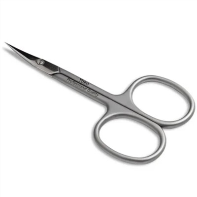 YOKO Ножницы маникюрные для кутикулы изогнутые / Premium Series SN 107, матовые, ручная заточка, 9 см 22585