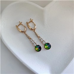 Серьги с кристаллами Swarovski