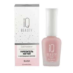 IQ Beauty Укрепитель для ногтей с коллоидным золотом / Gold Hardener Blush, 12,5 мл 23811
