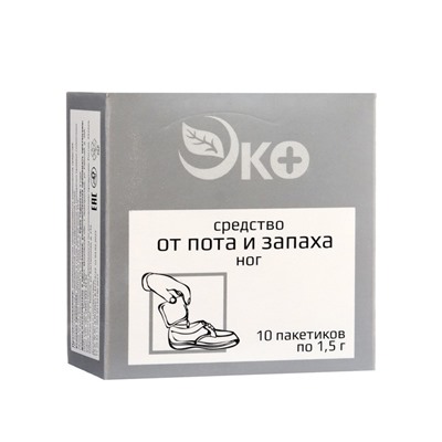 Средство от пота и запаха ног Экотекс, 3 шт. по 10 пакетиков