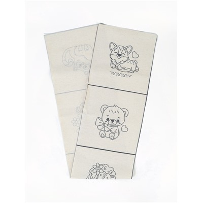 Набор для творчества. Вышивка на холсте «Весёлая компания»