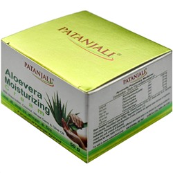 Patanjali Увлажняющий Крем Алоэ Вера с Маслом Ши, Кокосом, Ростками Пшеницы и Оливковым Маслом 50 г