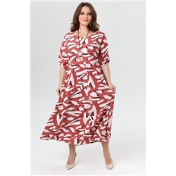 Платье женское  6079/23/Брусничный