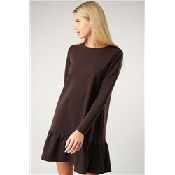 Женское платье - трапеция из футера Happyfox