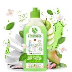 Synergetic Антибактериальный Гель для посуды и кухонного инвентаря Яблоко 0,5 л 103052
