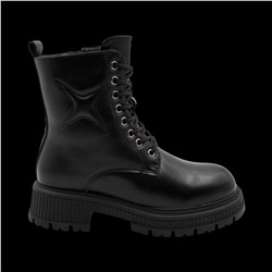 Ботинки на меху А9 черные