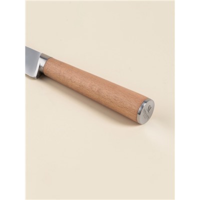 Нож кухонный овощной SL Home «Калабрия», нержавеющая сталь, 8.5 см, бежевый