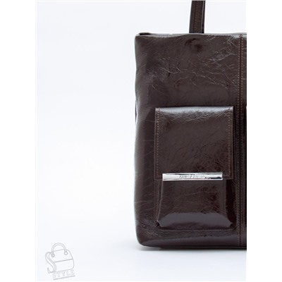 Сумка женская кожаная 0929CY coffee Polina&Eiterou