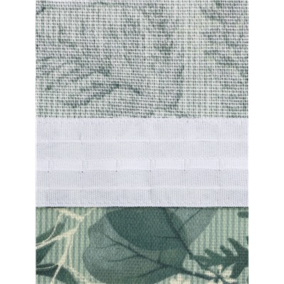 Шторы для кухни «Доляна. Лесная прохлада», 146×180 см - 2 шт., подхваты - 2 шт.