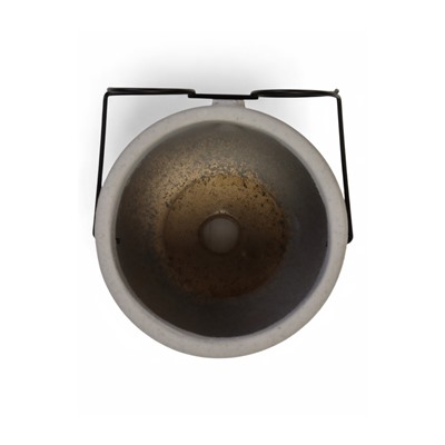 Декоративный горшок для цветов «Который выжил», 550, мл, 12×10×10 см, керамический, серый