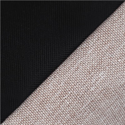 Лежак с подушкой и кантом ФЬЮЖЕН-ЛАЙТ №1, 55×40×18 см, рогожка, экокожа, синтепух