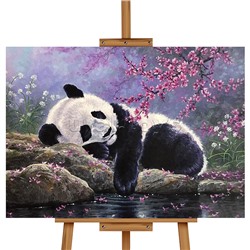 Набор для рисования "Картина по номерам 30х40 см. Спящая панда"