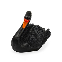 Садовая фигура из полистоуна «Лебедь», 34×25×40 см