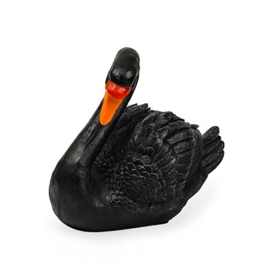 Садовая фигура из полистоуна «Лебедь», 34×25×40 см