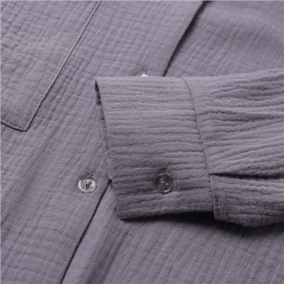 Пижама женская (рубашка, брюки) KAFTAN Basic, размер 48-50, серая