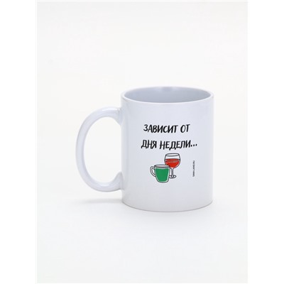 Кружка чайная керамическая «Может быть чай», 320 мл