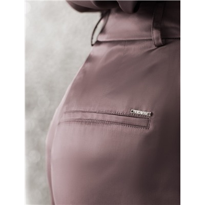 Брюки палаццо широкие из струящегося сатина