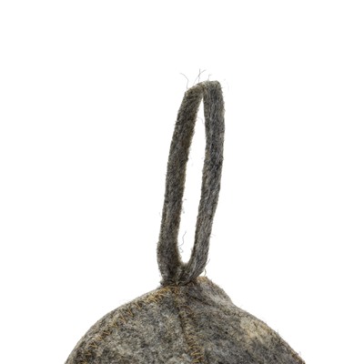 Набор для бани, 3 предмета: шапка, рукавица, коврик, серый, «Добропаровъ»