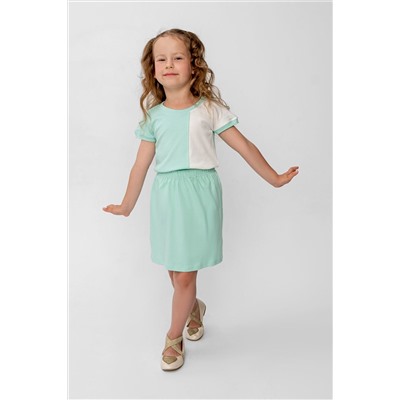 Костюм с юбкой Элис Мятный/молочный НАТАЛИ, 876332