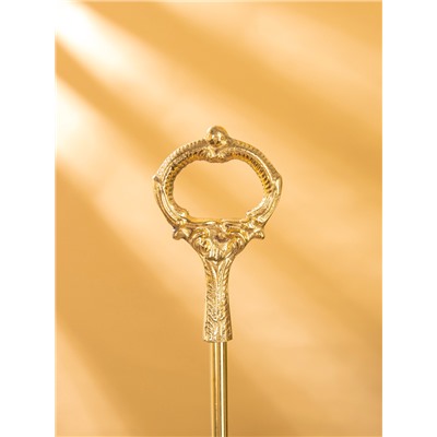 Ложка для обуви «Царская», 51 см, латунь