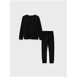 Термокомплект трикот. для девочек: фуфайка (футболка) с длин. рук, брюки